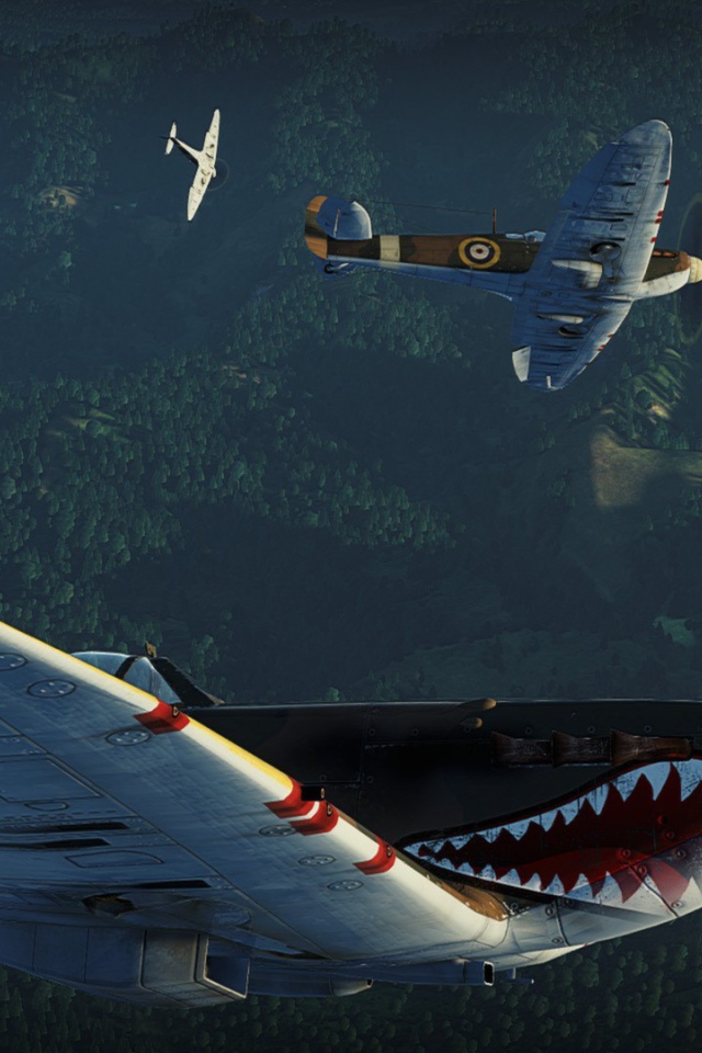 War Thunder самолет с челюстями