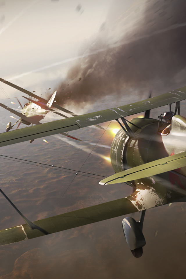 War Thunder два самолета сражаются