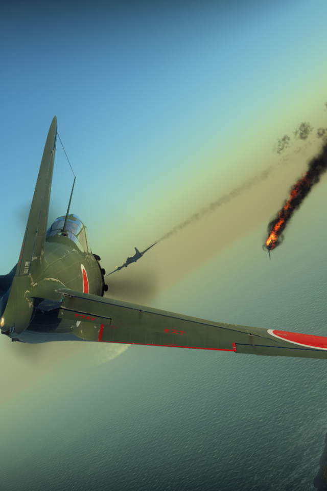 War Thunder военный самолет в небесах