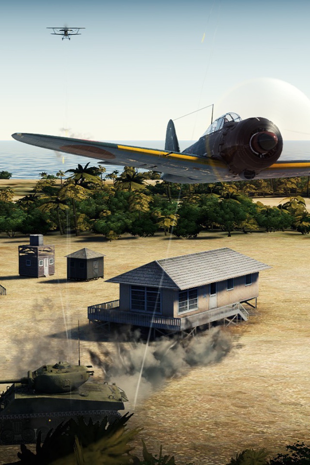 Военный самолет из игры War Thunder