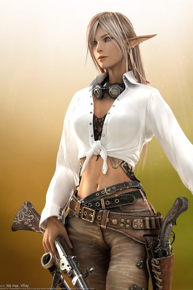 Воин Алисия из игры