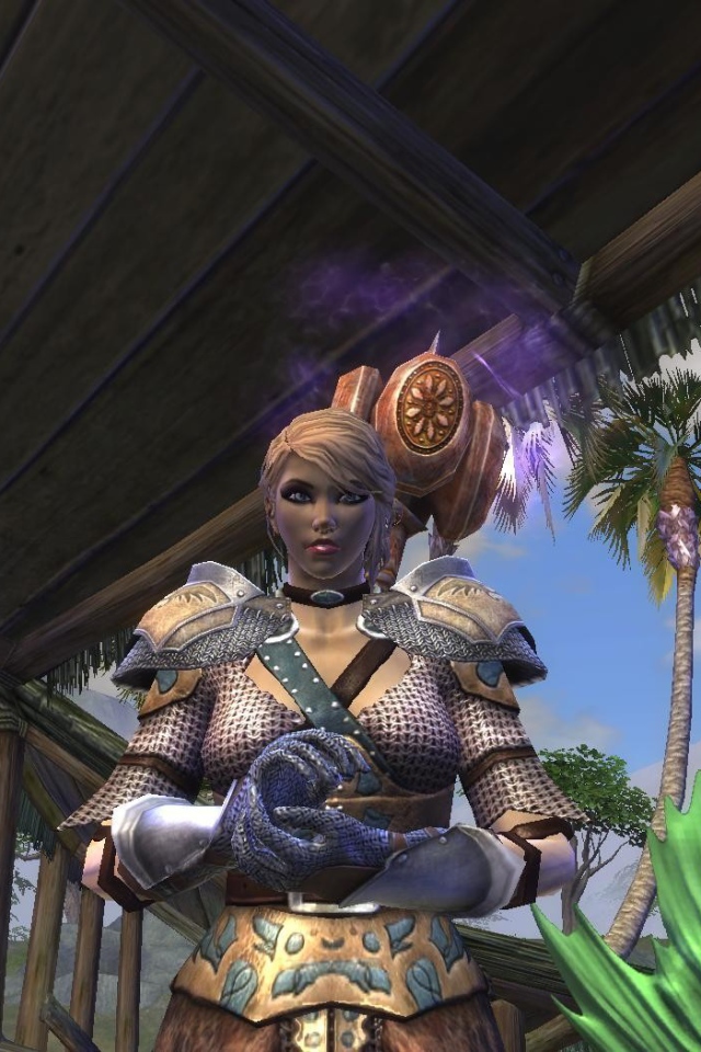 Девушка воин из видео игры