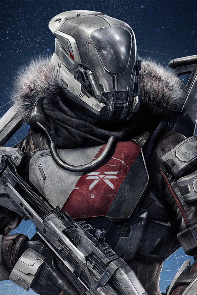 Робот с меховым воротником