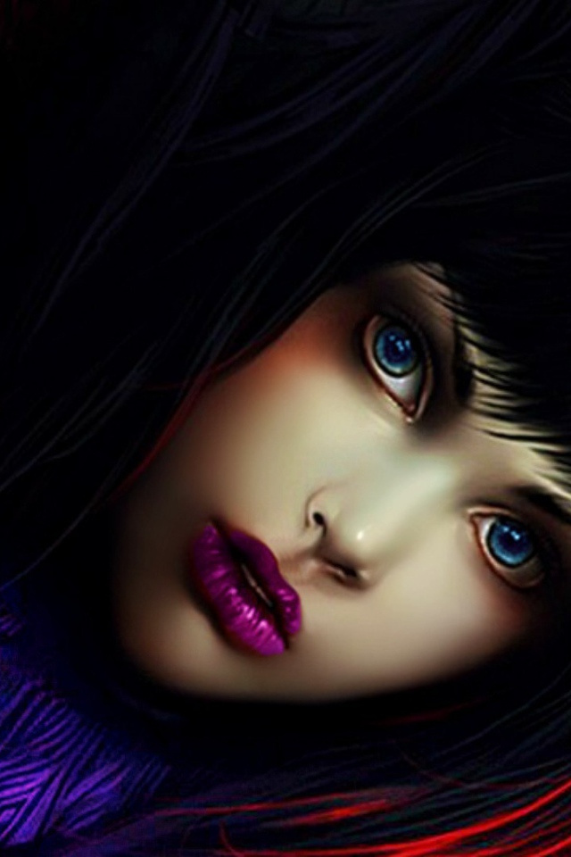 Фиолетовые губы