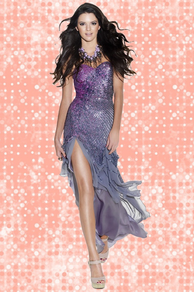 Кендалл Дженнер брюнетка модель