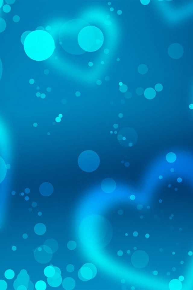 Голубое сердце на день рождения