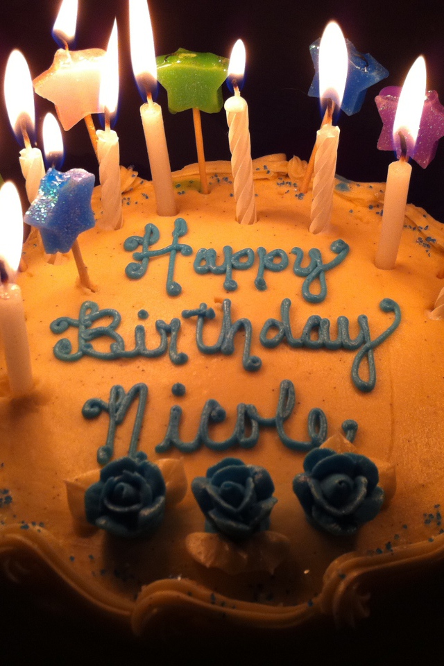  Коричневый торт на день рождения