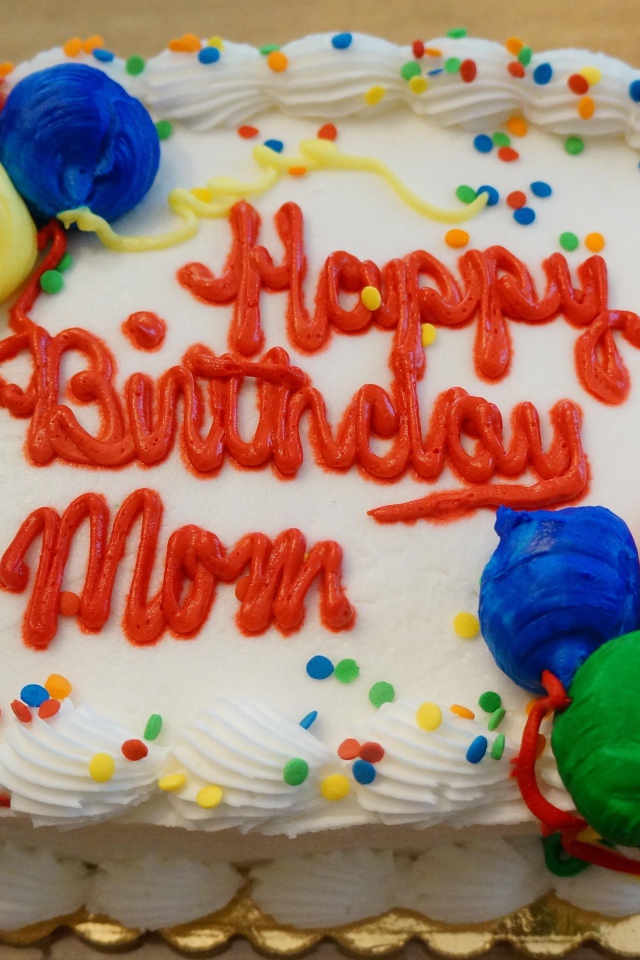 Торт маме на день рождения