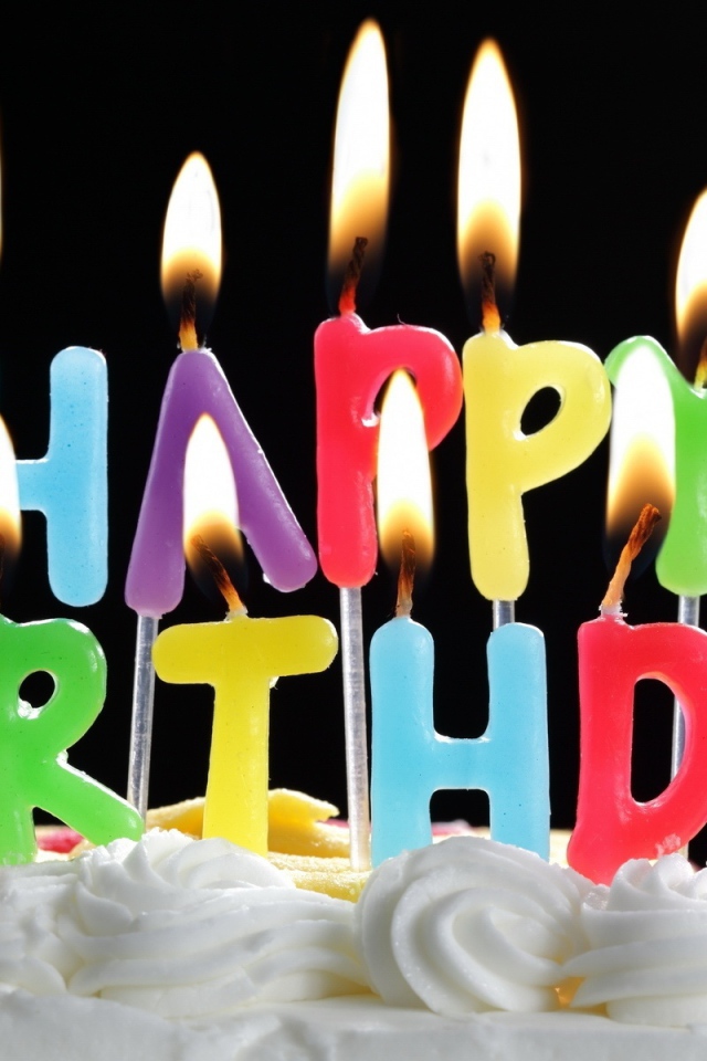 Свечи c днем ​​рождения