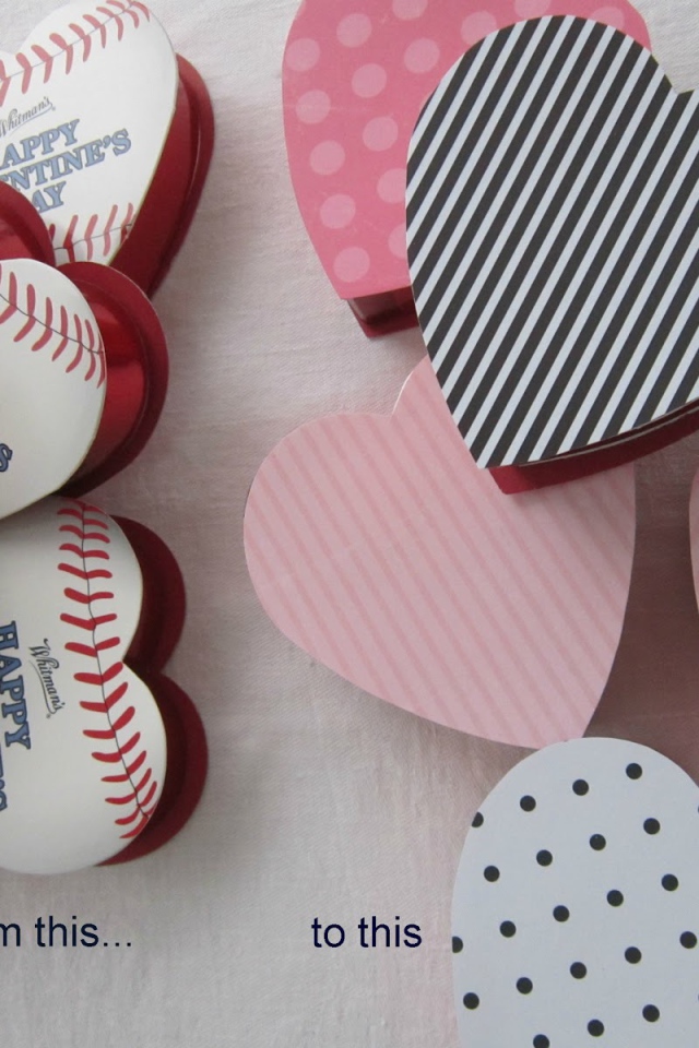 Сердце коробочки на день рождения