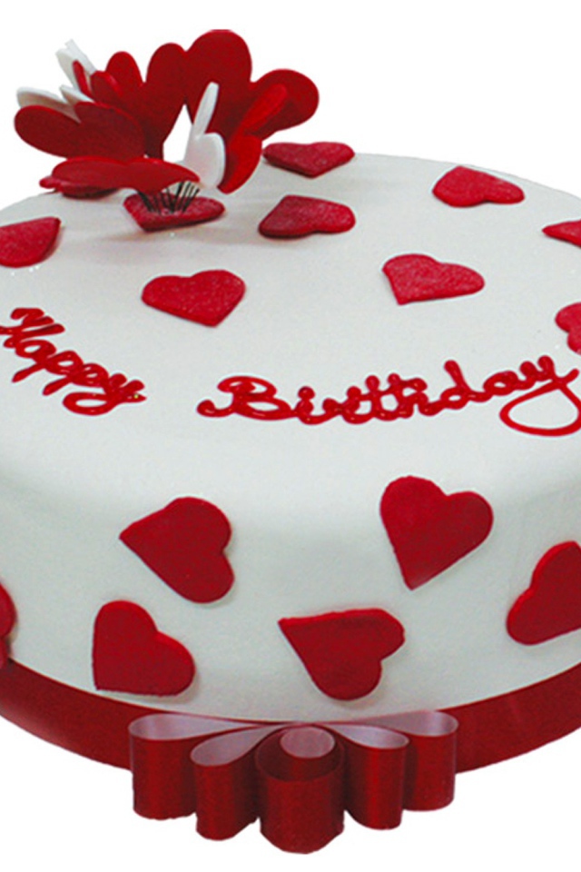 Сердце торт ко дню рождения