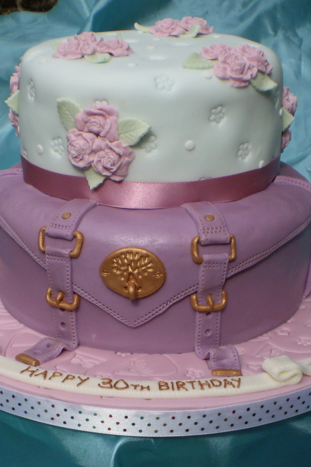 Малберри сумка торт на день рождения