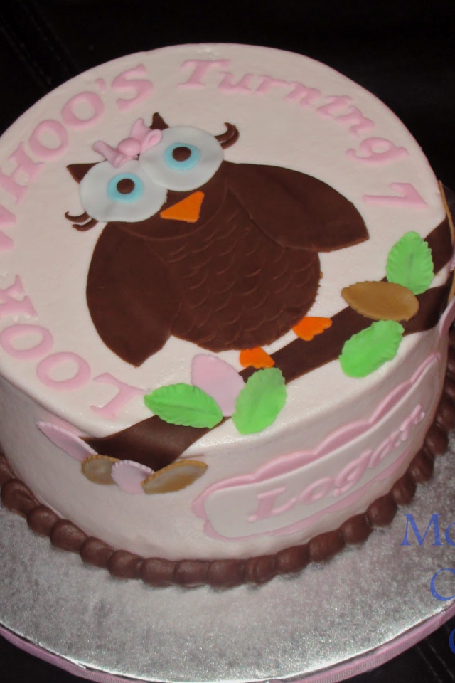  Сова торт на день рождения