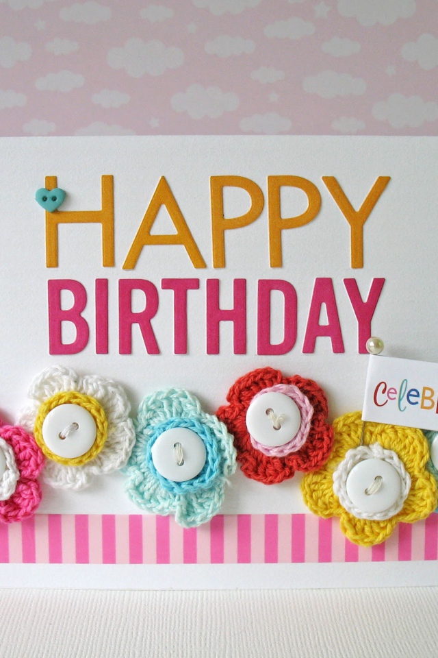 Сладкая открытка на день рождения