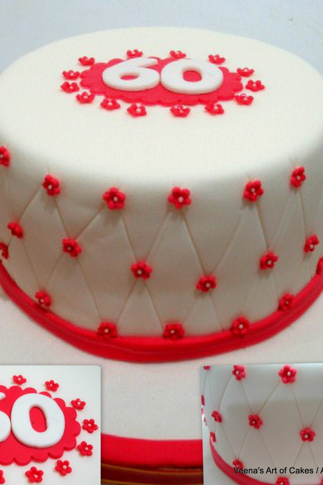 Торт ко дню рождения для 60 юбилея