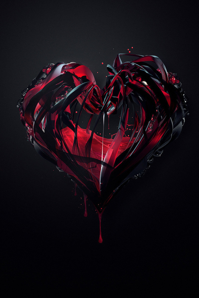 Черное Сердце на день рождения