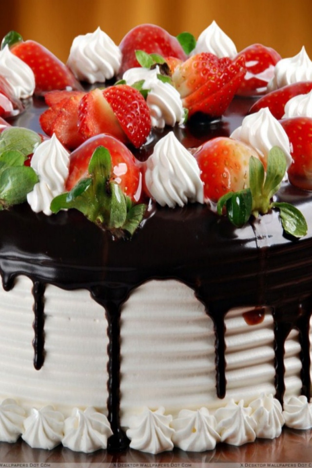 Вкусный торт с шоколадом