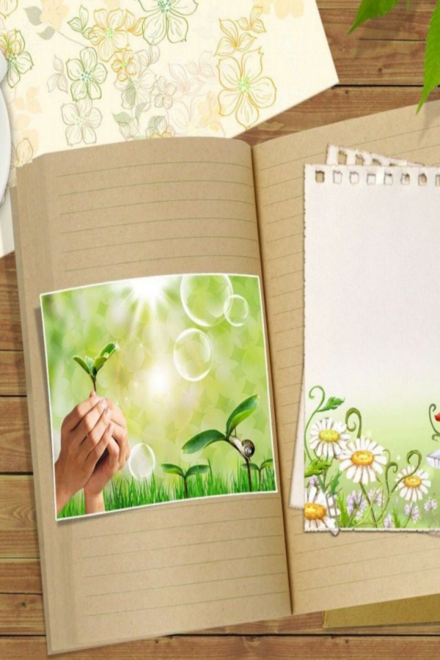 Вегетарианская открытка на день рождения