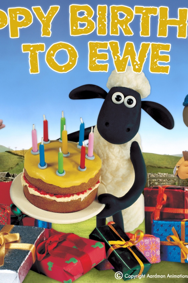 Открытка на День Рождения с животными