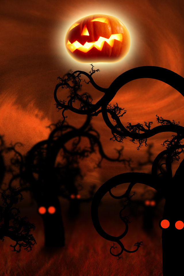 Хэллоуин лес