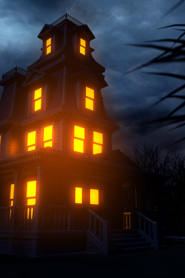 Хэллоуин дом с привидениями