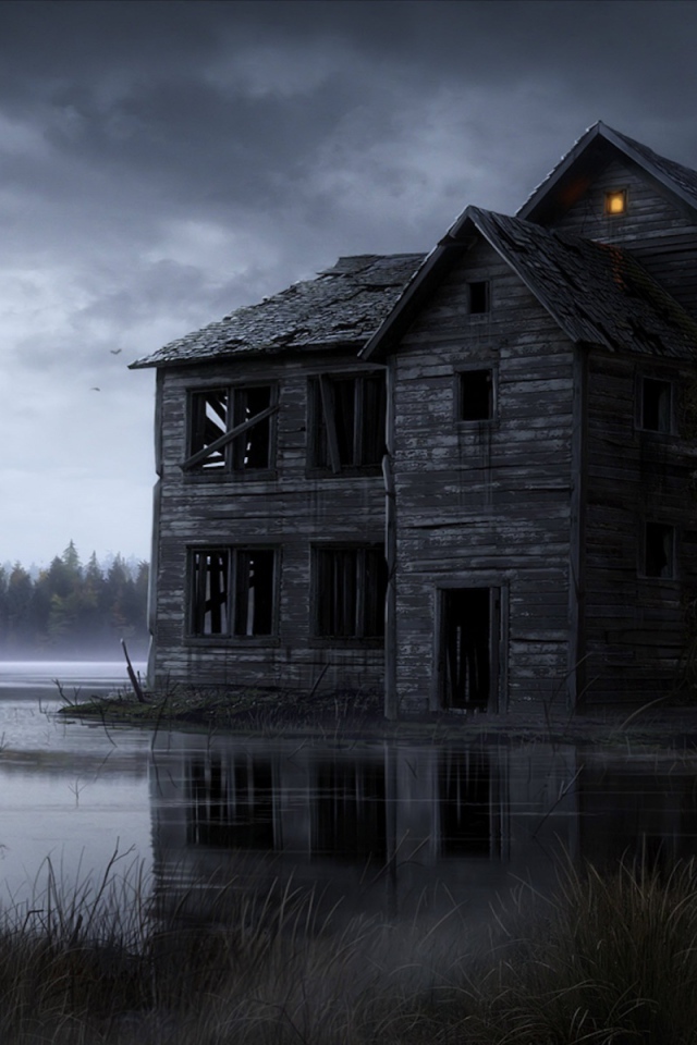 Хэллоуин дом, полный призраков и демонов