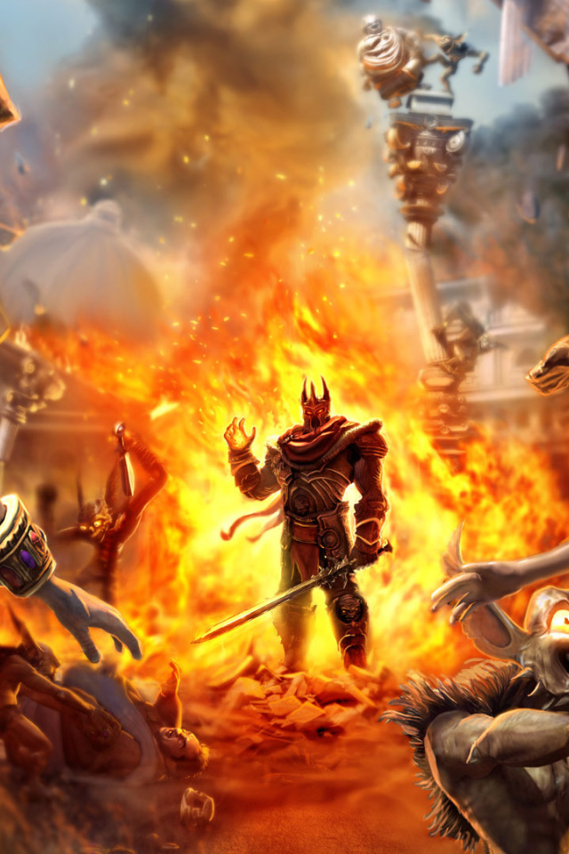 Хэллоуин монстры атакуют людей