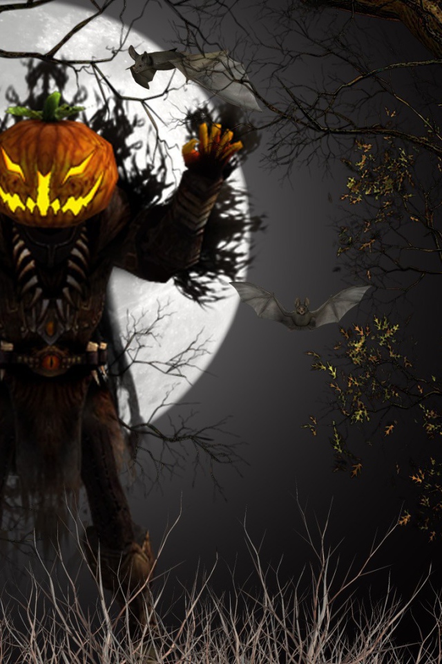 Хэллоуин призрак из тыквы