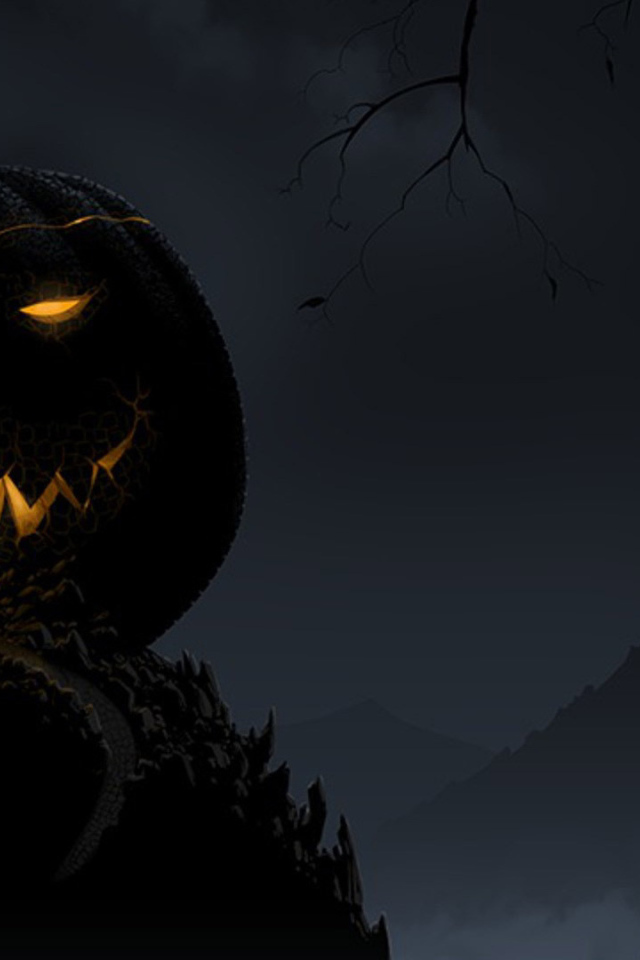 Хэллоуин дома из тыквы