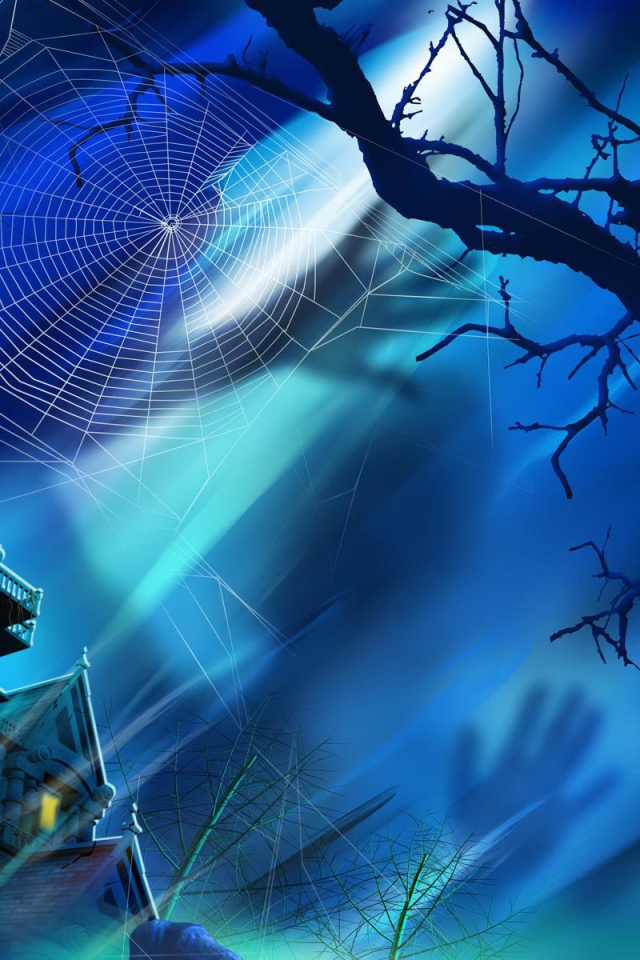 Хэллоуин паутины паука