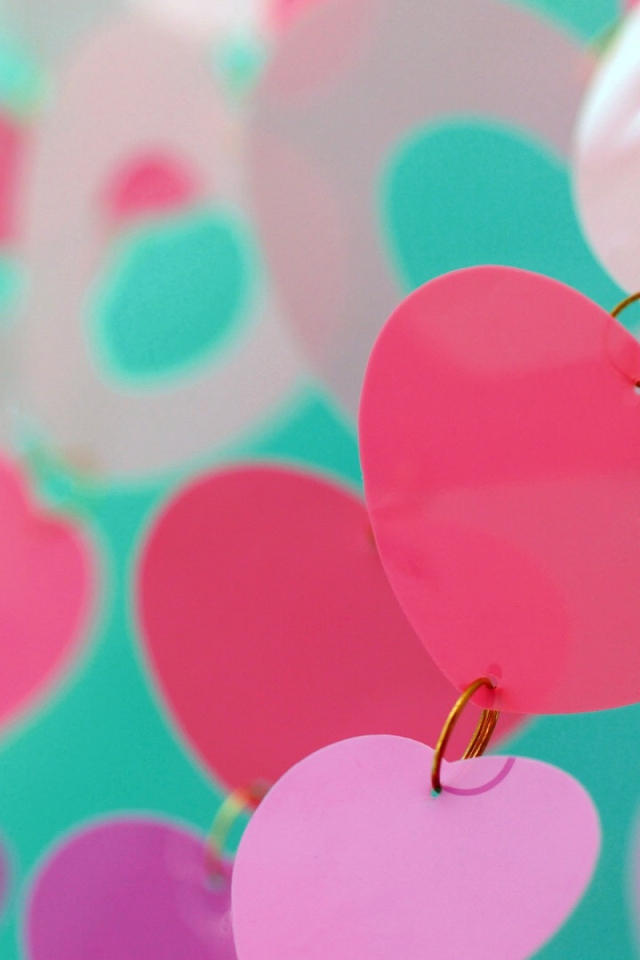 Гирлянда из сердечек