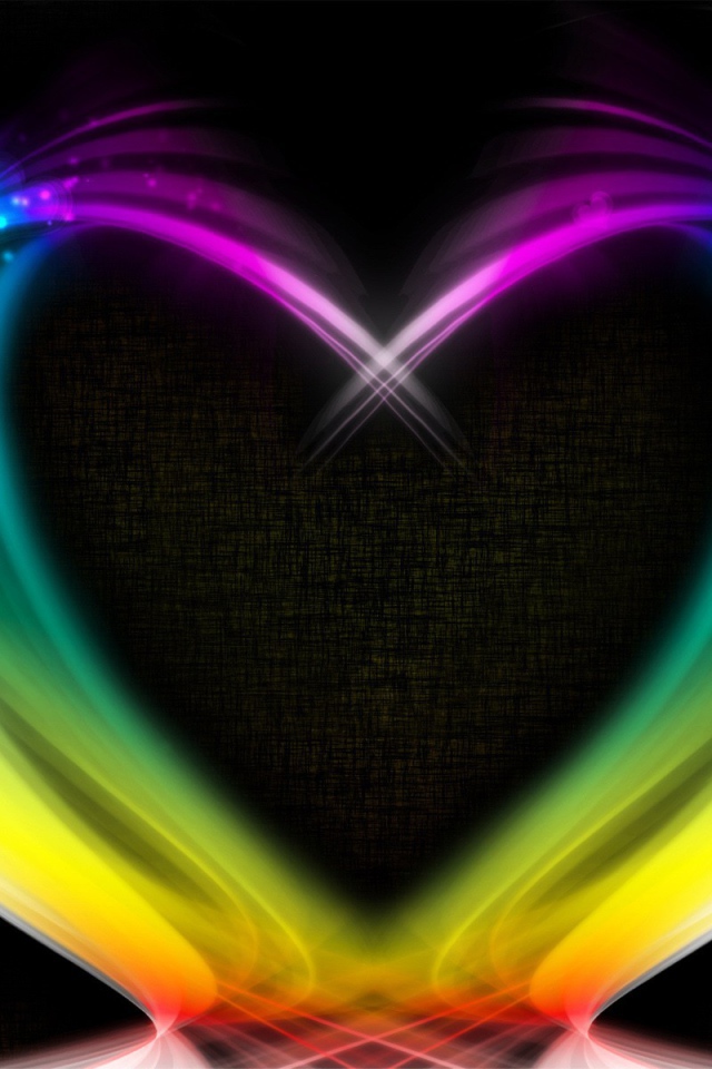 Абстракция в виде сердечек