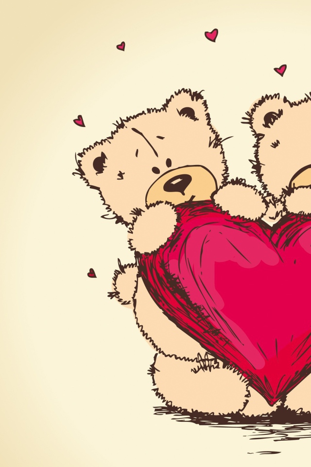 Влюбленные медвежата