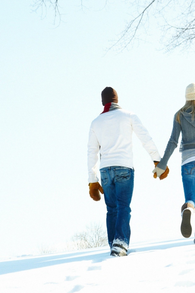 Любовь в зимнем лесу