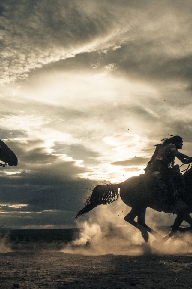 Скачки на лошадях по пустыне