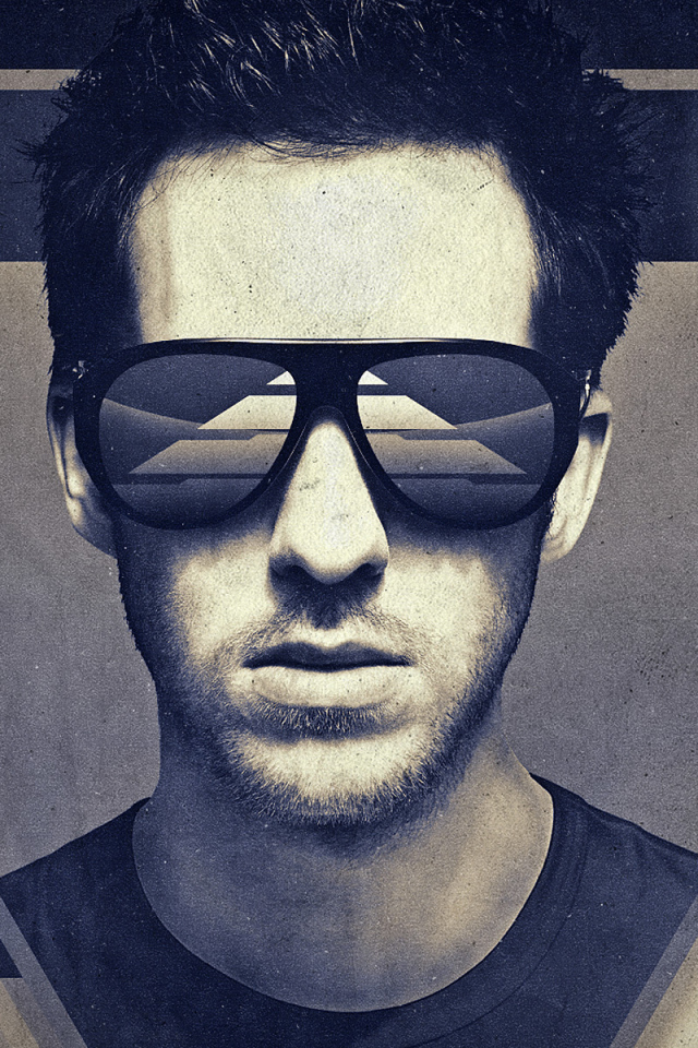 Calvin Harris в очках