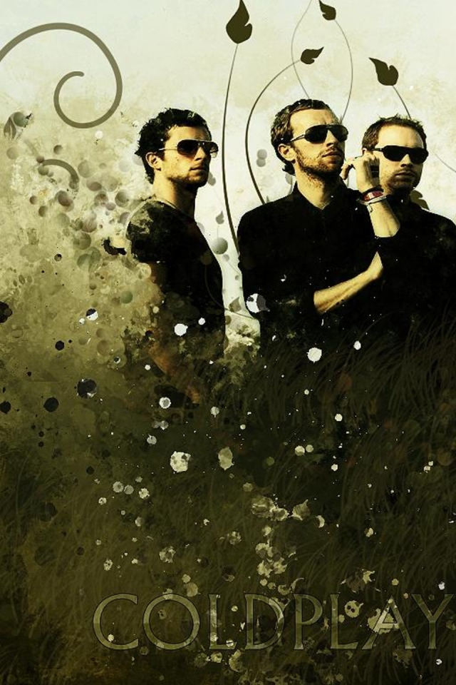 Coldplay в зеленом саду