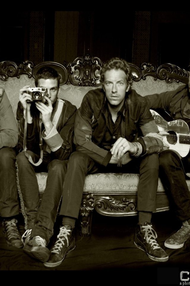 Coldplay ретро картина