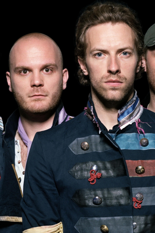 Coldplay группа крупным планом