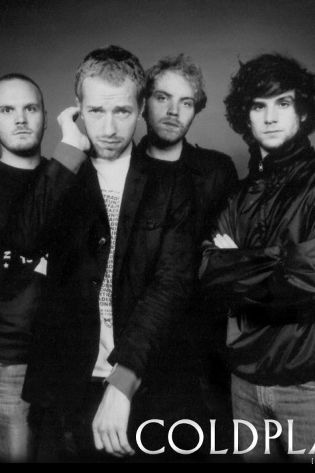 Coldplay группа в черном