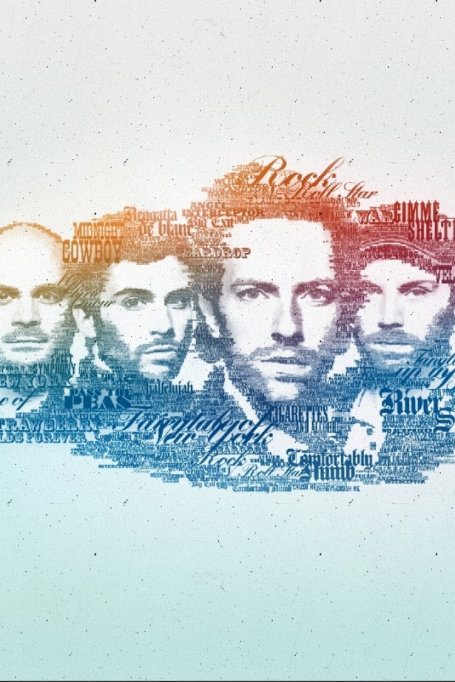 Coldplay рисунок в HD
