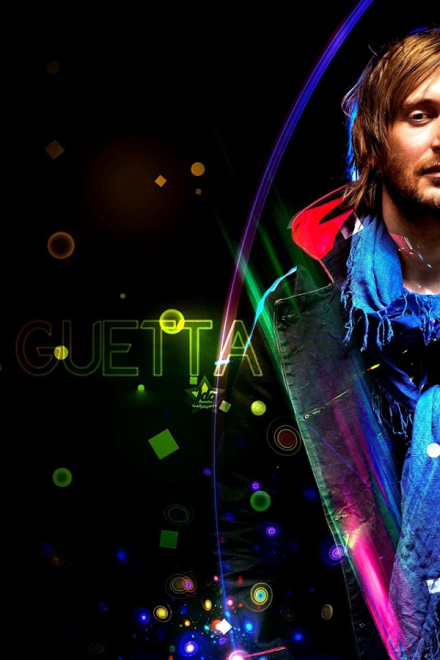 David Guetta на красивом фоне