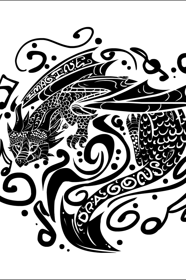 Imagine Dragons: татуировка знак группы