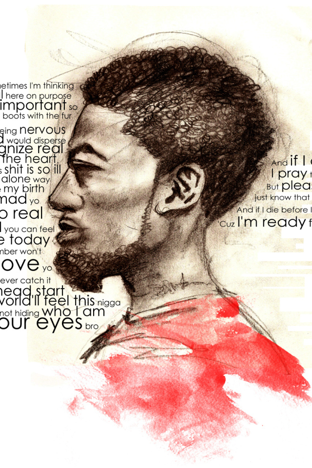 Kid Cudi рисунок