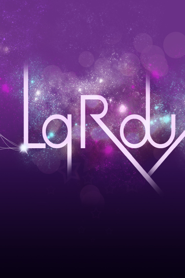 La Roux фиолетовая картина