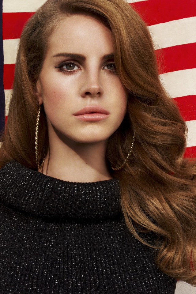 Lana Del Rey американский флаг