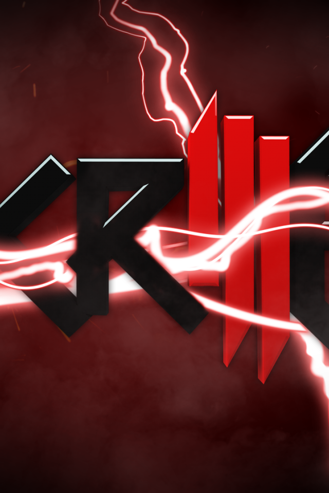 Skrillex потрясающая красная заставка