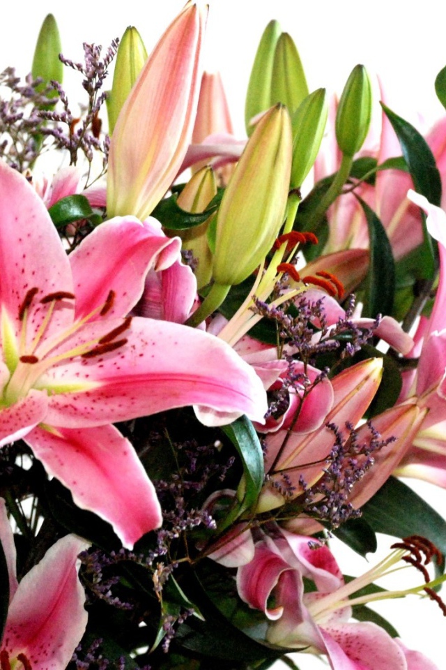 Букет лилий