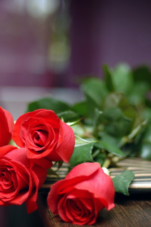 Букет красных роз