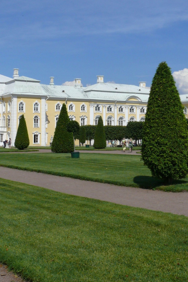 Красиво подстриженные деревья